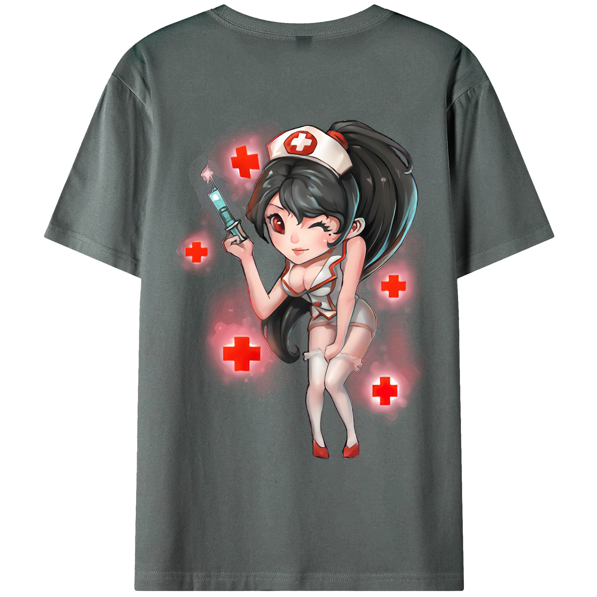 （画像用） リーグ・オブ・レジェンド League of Legends LOL 綿100％ メンズ半袖Tシャツ（バックプリント） 通気性